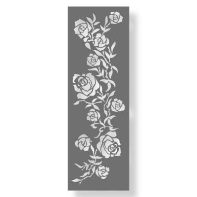 Roses stencil