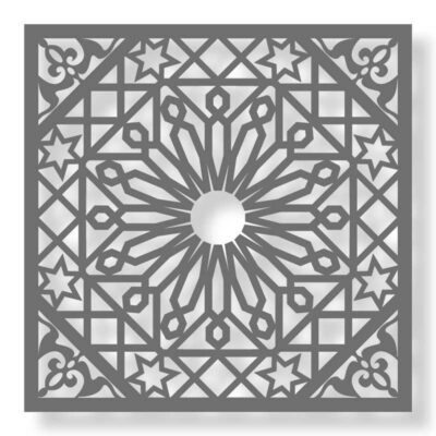 Oriental Pattern Wall Stencil