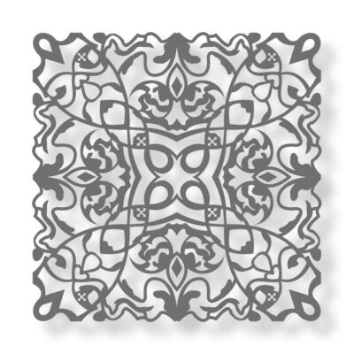 Stencil 3mm Plastic Orient Motif