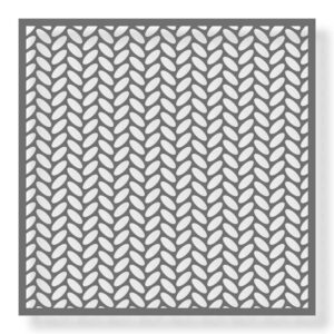 Pochoir pour motifs de grille