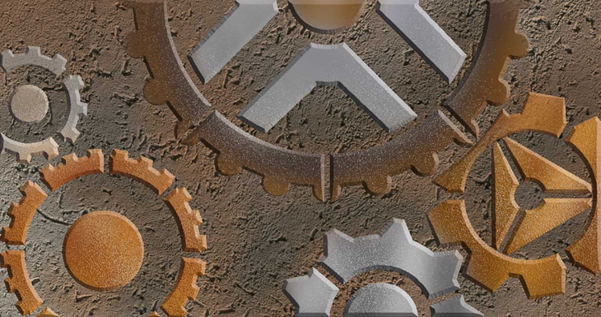 Templates Metal Gearwheels