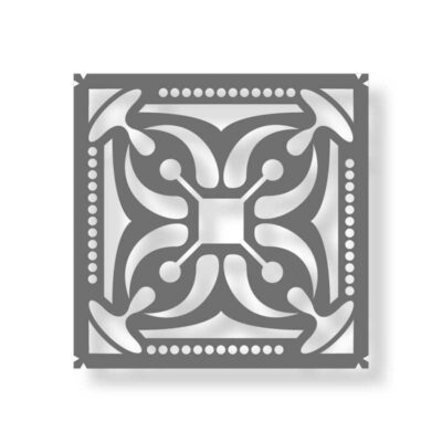 Stencil for oriental tiles