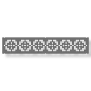 Bordure with antique pattern for stencilling