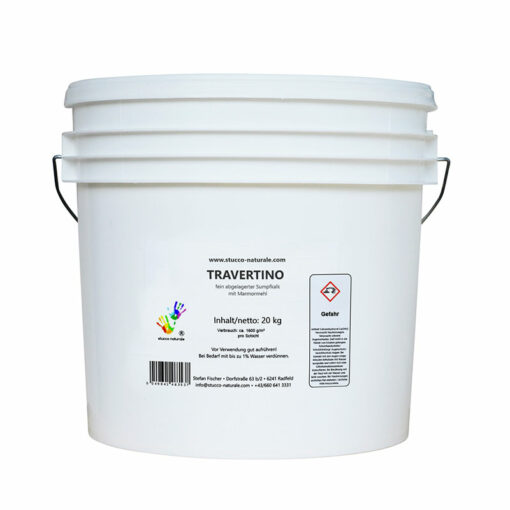 Travertino Putz 20 kg Gebinde