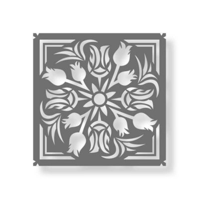 Floral Oriental Tile Stencil