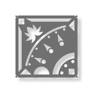 Pochoir en plastique pour motifs orientaux