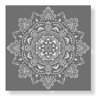 Oriental Mandala Stencil