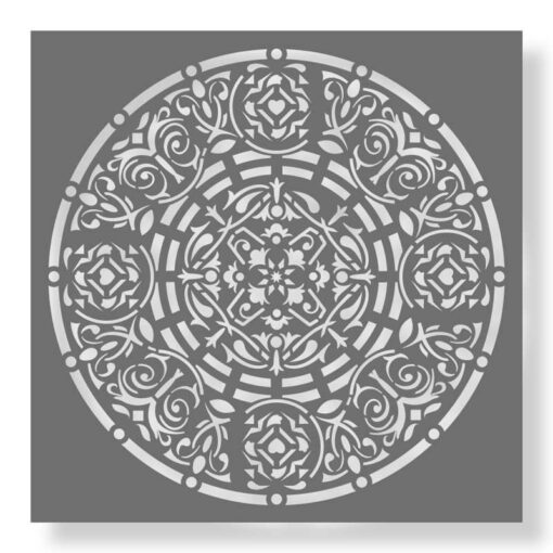 stencil mandala 60x60cm