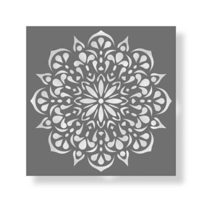 fine mandala as stencil