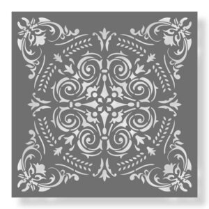Pochoir noble pour la décoration d'intérieur orientale