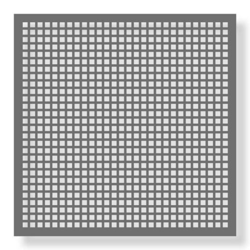 Grid foil stencil square 60x60cm