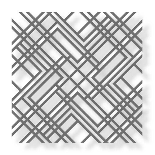 Trendy pattern as a stencil