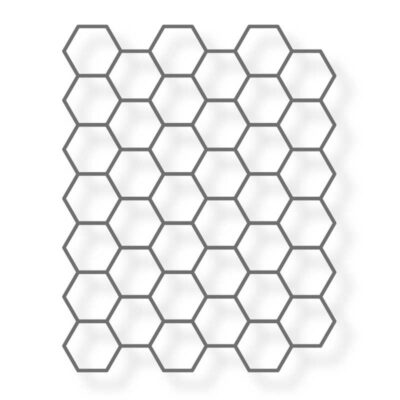 Schablone Hexagon