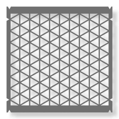 Polygon grid stencil