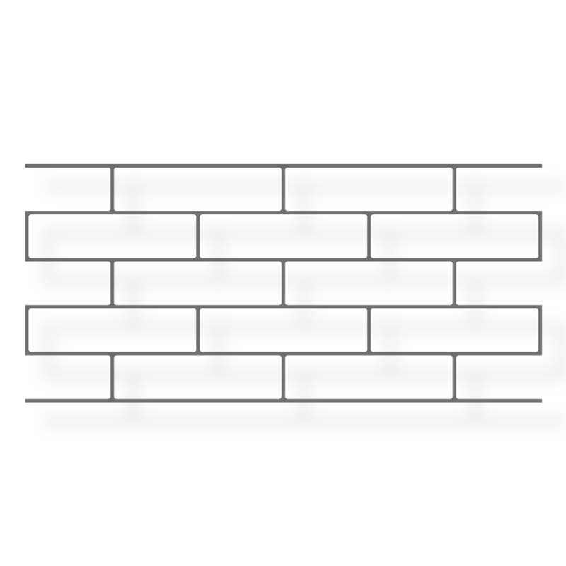 Clinker Wall Brick Wall Stencil