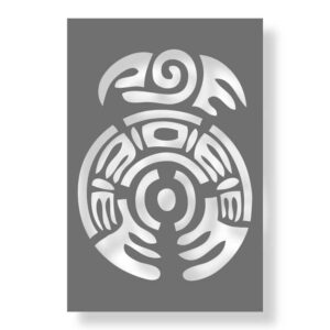 Symbol Azteke als Schablone
