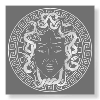 Stencil Medusa 600x600mm