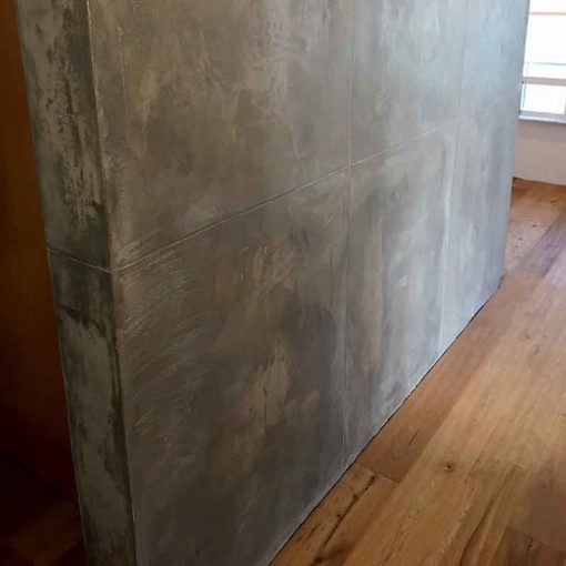 Concrete look plaster