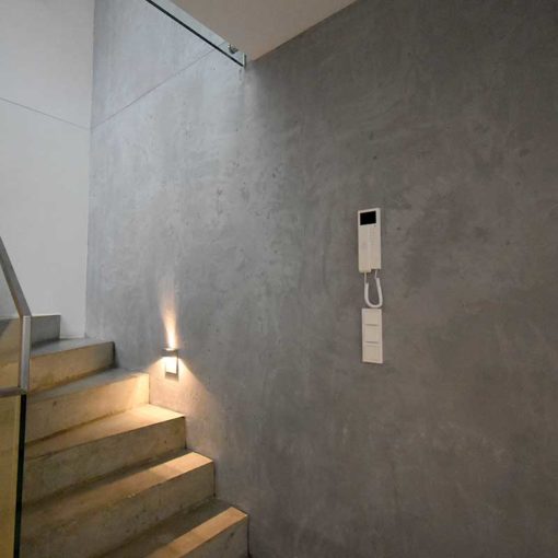 stairway in concrete look