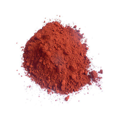 pigments oxyde de fer rouge