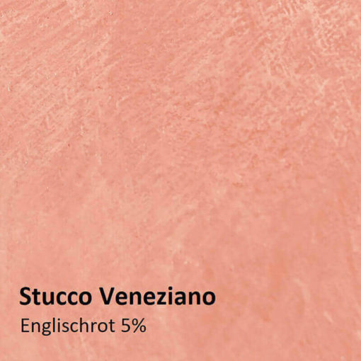 Stucco Muster Englischrot 5 prozent