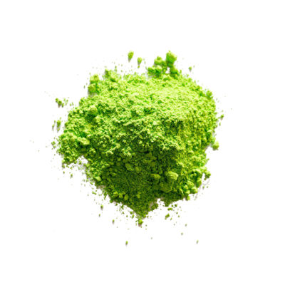 Pigments de couleur verts de mai