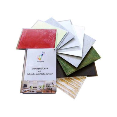 Lime plaster Filling techniques Sample boards
