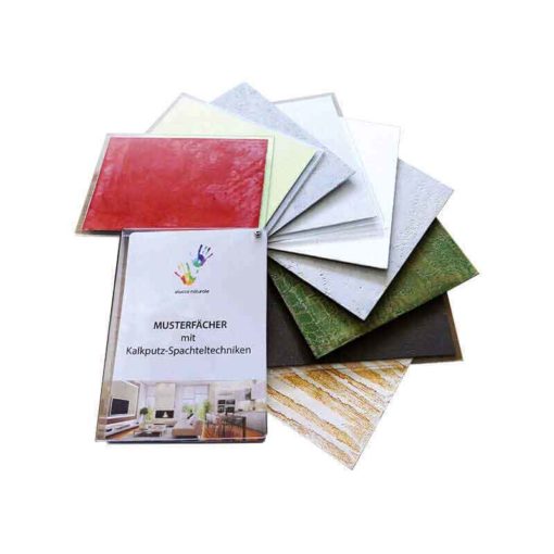 Lime plaster Filling techniques Sample boards