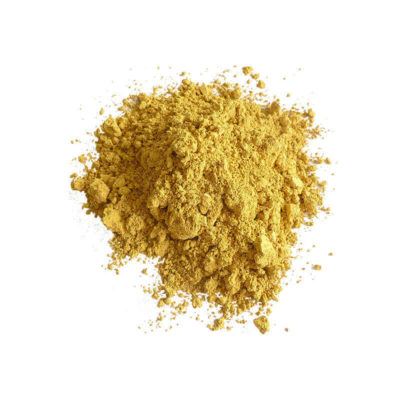 Pigments de couleur jaune ocre