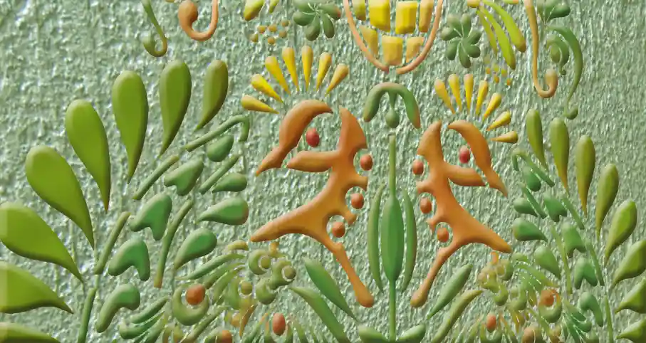Schablonen Thema Jugendstil
