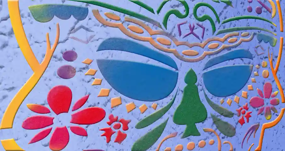 Schablonen Thema MexicanSkull
