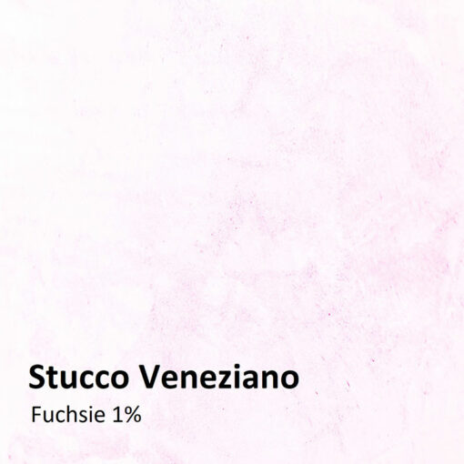 Stucco Veneziano Fuchsie Farbmuster 1 Prozent