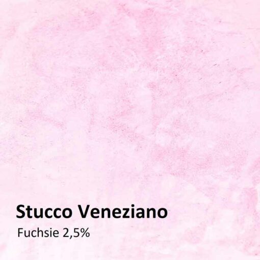Stucco Veneziano Fuchsia Échantillon de couleur 2,5 pour cent