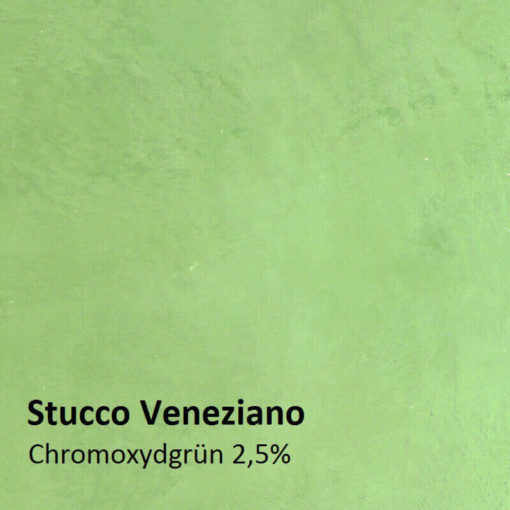 Stucco Veneziano motif oxyde de chrome vert 2.5 pour cent