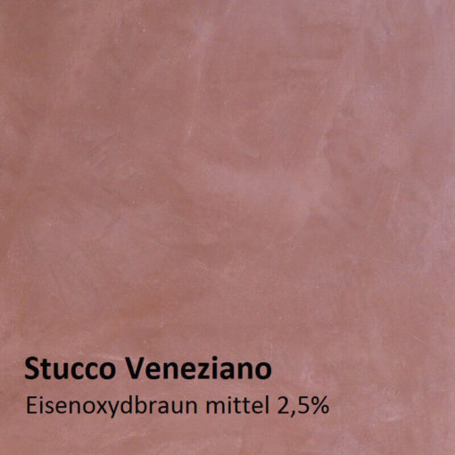 stucco Iron oxide brown sample 2.5 percent