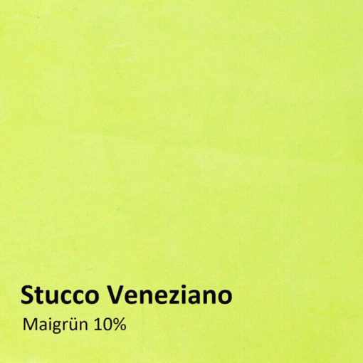 stucco veneziano farbmuster maigruen 10 prozent