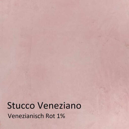Rouge vénitien 1 pour cent Échantillon Stucco