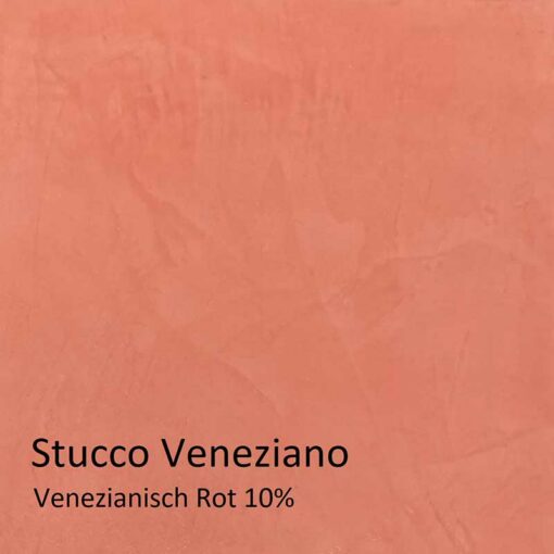 Venezianisch Rot 10 Prozent Muster Stucco