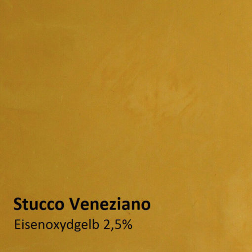 stuc échantillon de couleur jaune oxyde 2.5 pour cent