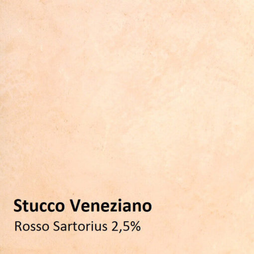 stucco farbmuster rosso sartorius 2.5 prozent