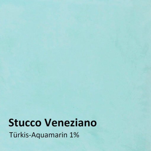 stucco veneziano color sample turquoise 1 percent