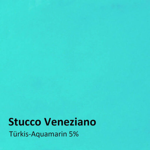 stucco veneziano color sample turquoise 5 percent