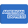 logo credit card american express blue backgroung with white text